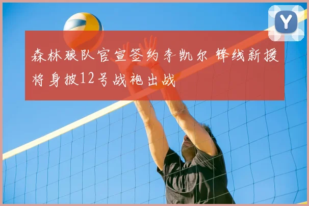 森林狼队官宣签约李凯尔 锋线新援将身披12号战袍出战